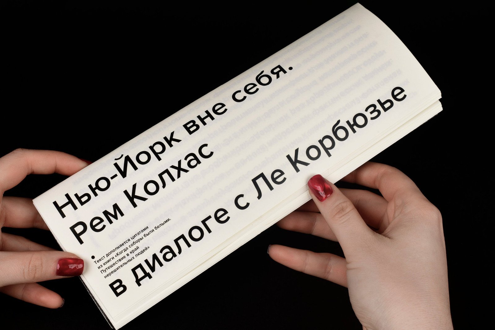 Нью-Йорк вне себя. Рем Колхас в диалоге с Ле Корбюзье. Зин-тизер — 1